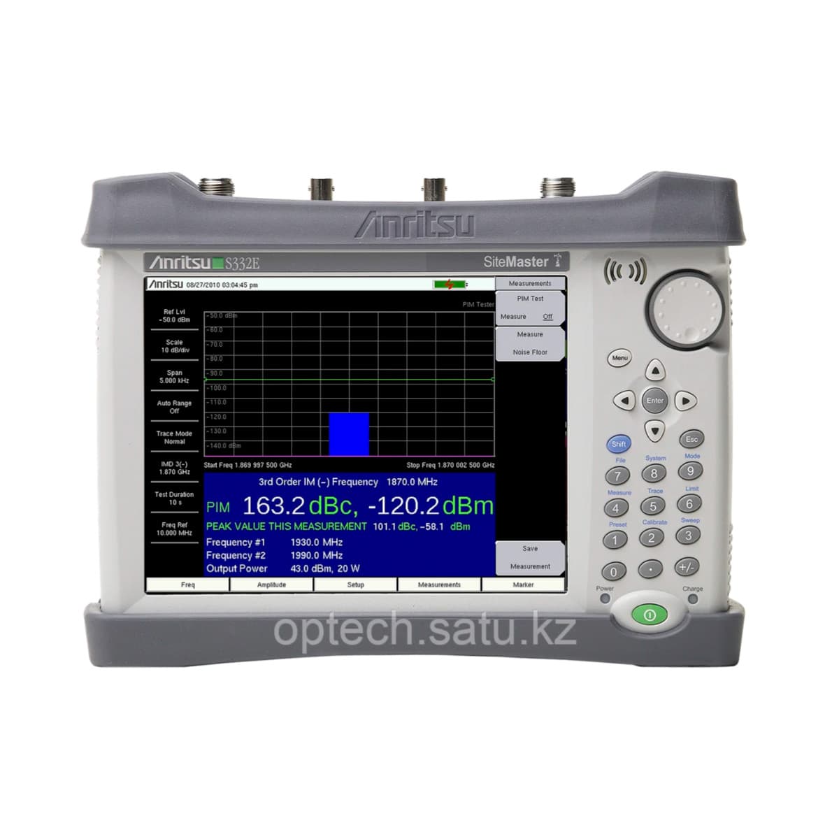 Анализатор кабелей и антенн + Анализатор спектра Anritsu S332E Site Master от 2 МГц до 4 ГГц