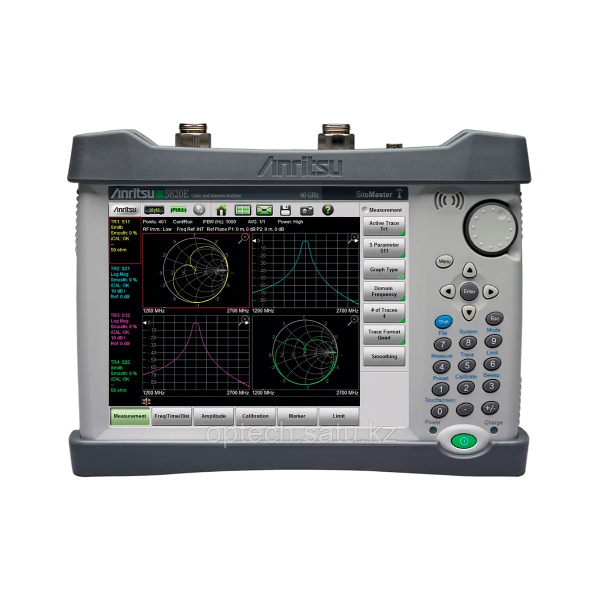 Анализатор кабелей и антенн Anritsu S820E Site Master от 1 МГц до 8, 14, 20, 30 и 40 ГГц