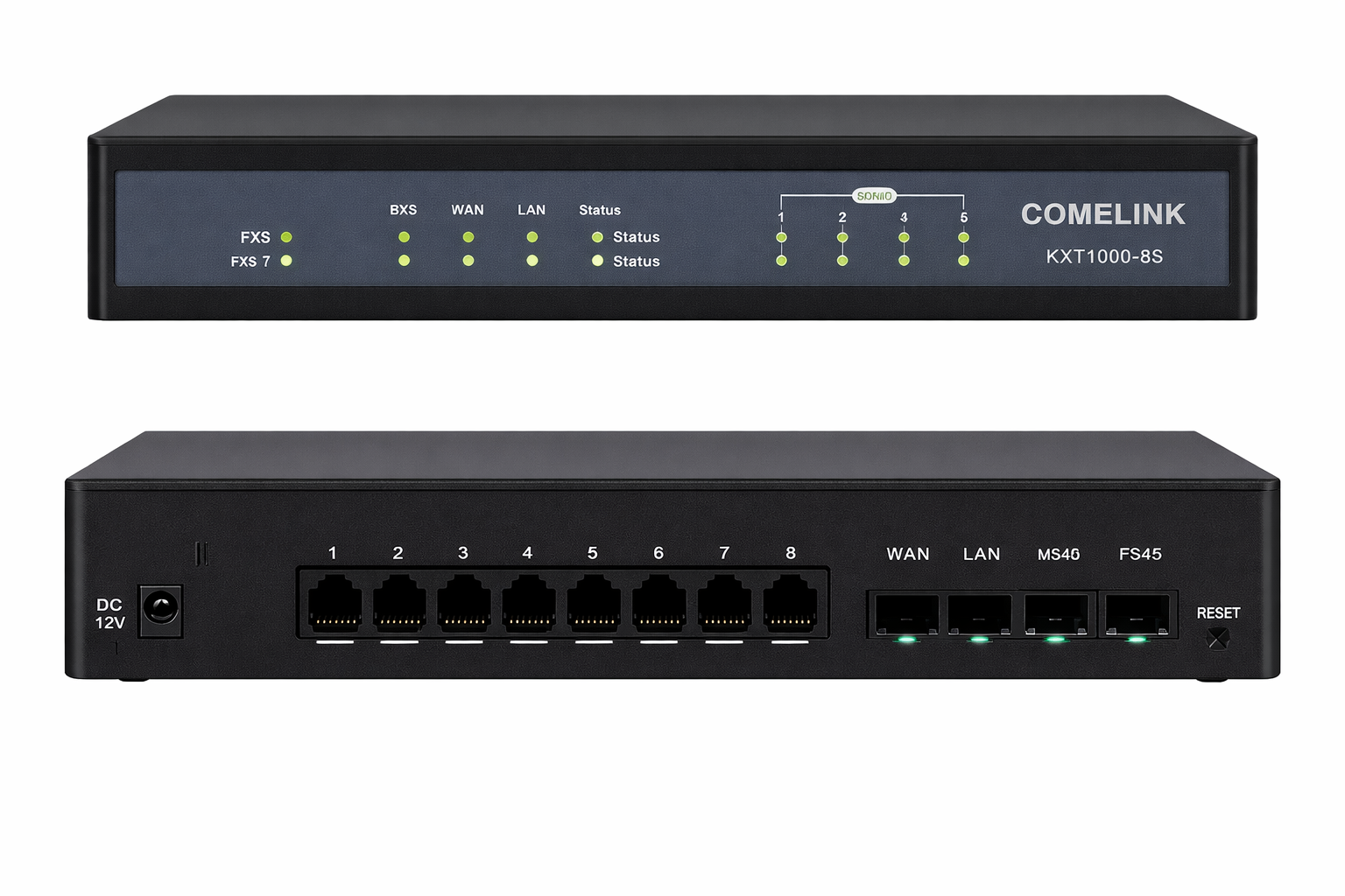Аналоговый VoIP-шлюз COMELINK KXT1000-8S (8 FXS)