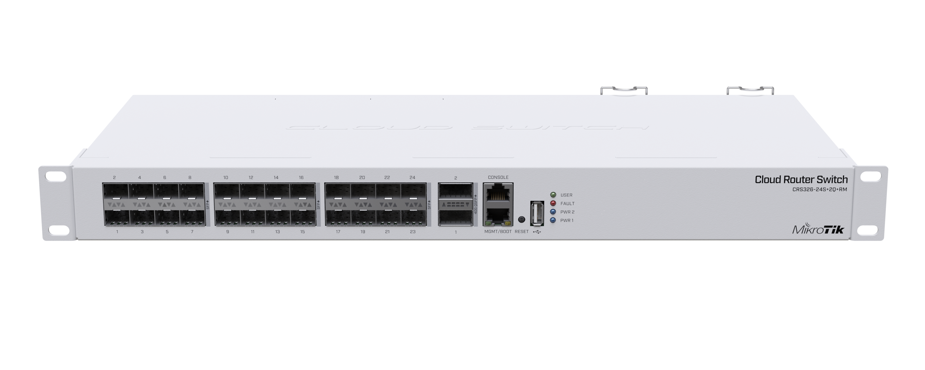 Коммутатор MikroTik CRS326-24S+2Q+RM