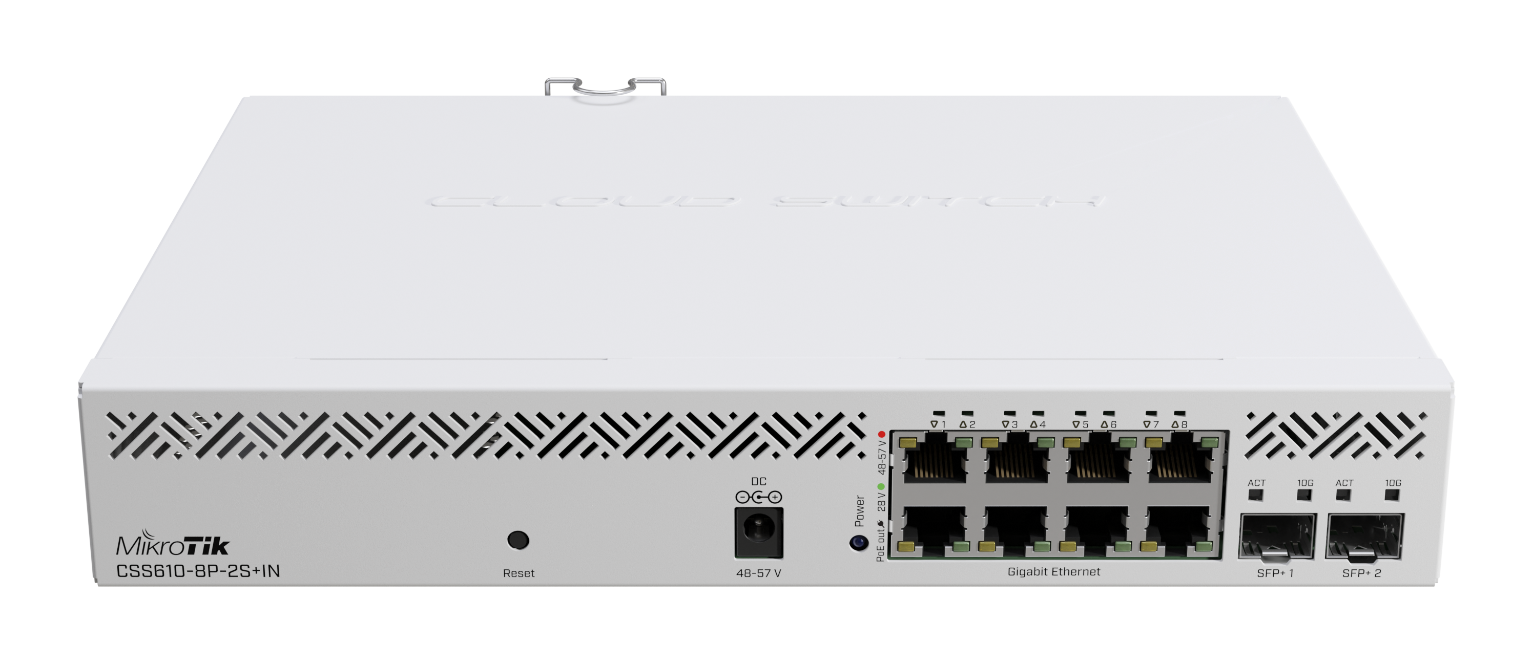 Коммутатор MikroTik CSS610-8P-2S+IN 