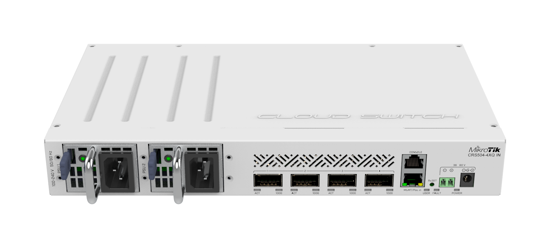 Коммутатор Mikrotik CRS504-4XQ-IN