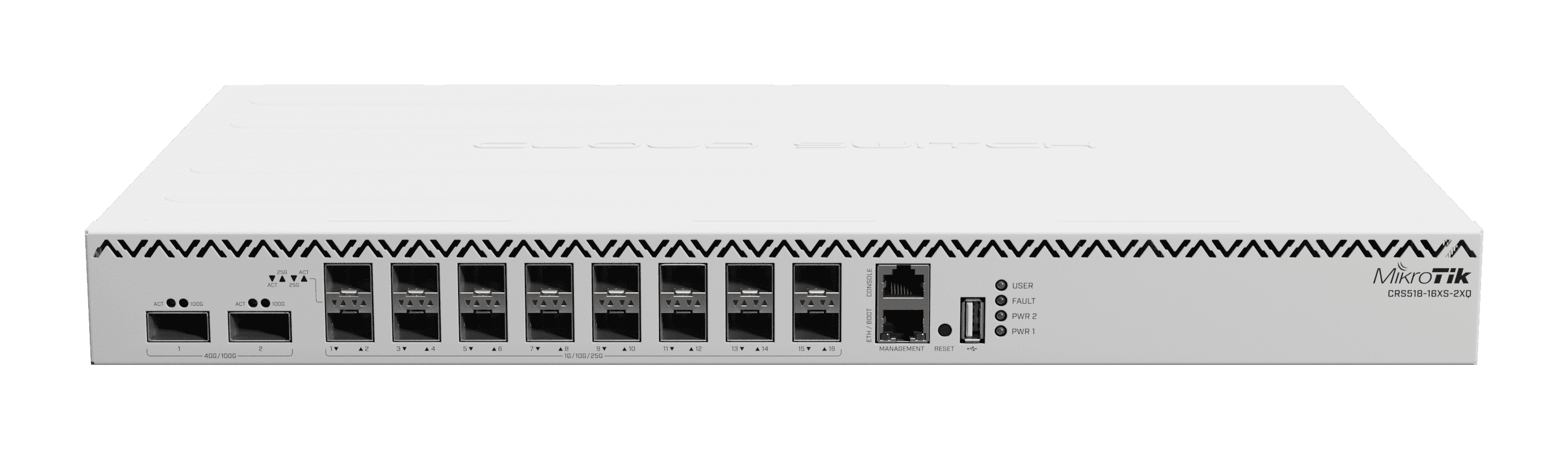 Коммутатор Mikrotik CRS518-16XS-2XQ-RM