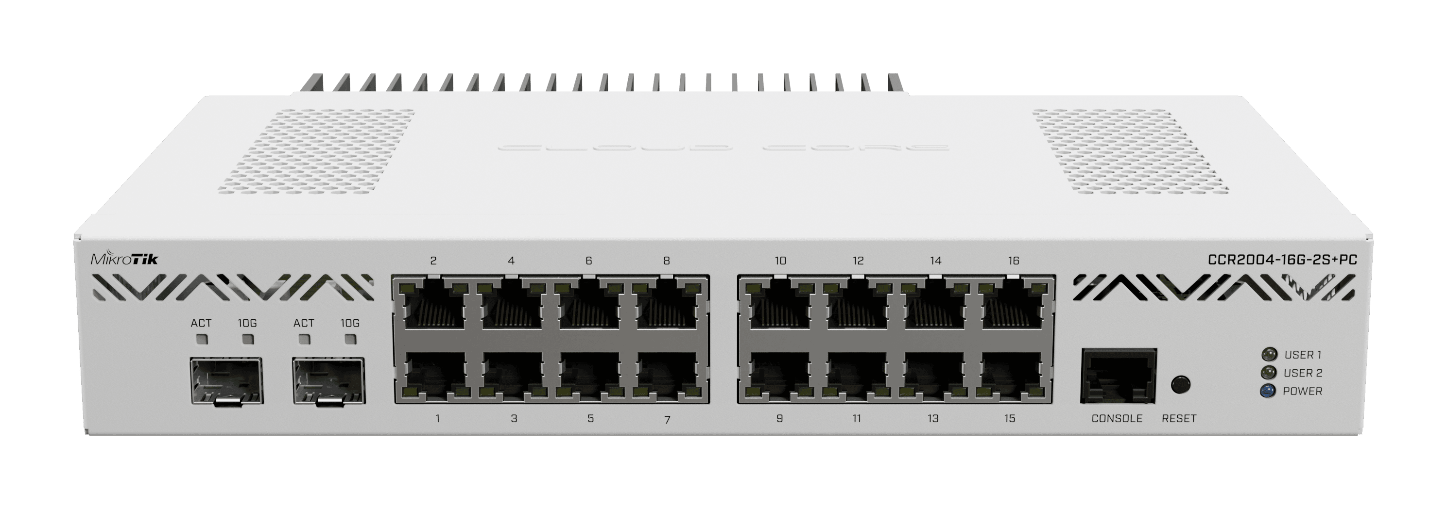 Маршрутизатор MikroTik CCR2004-16G-2S+PC