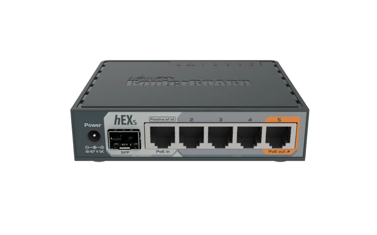 Маршрутизатор MikroTik hEX S RB760iGS